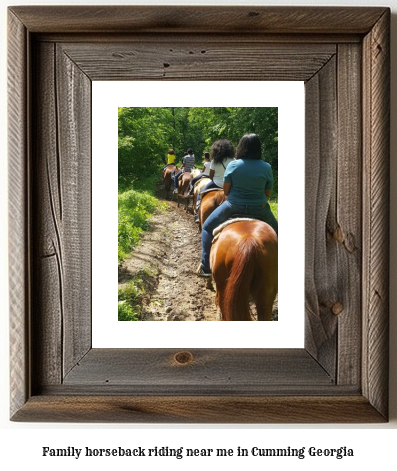 family horseback riding near me in Cumming, Georgia